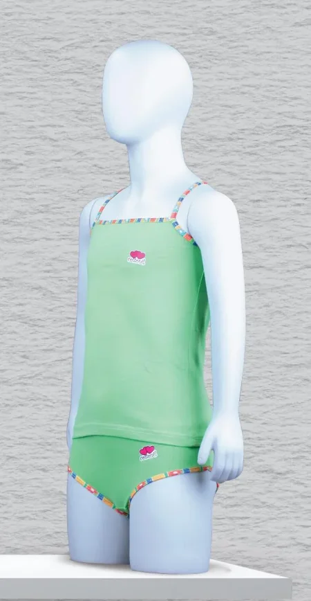 طقم كيلوت وتوب بناتي